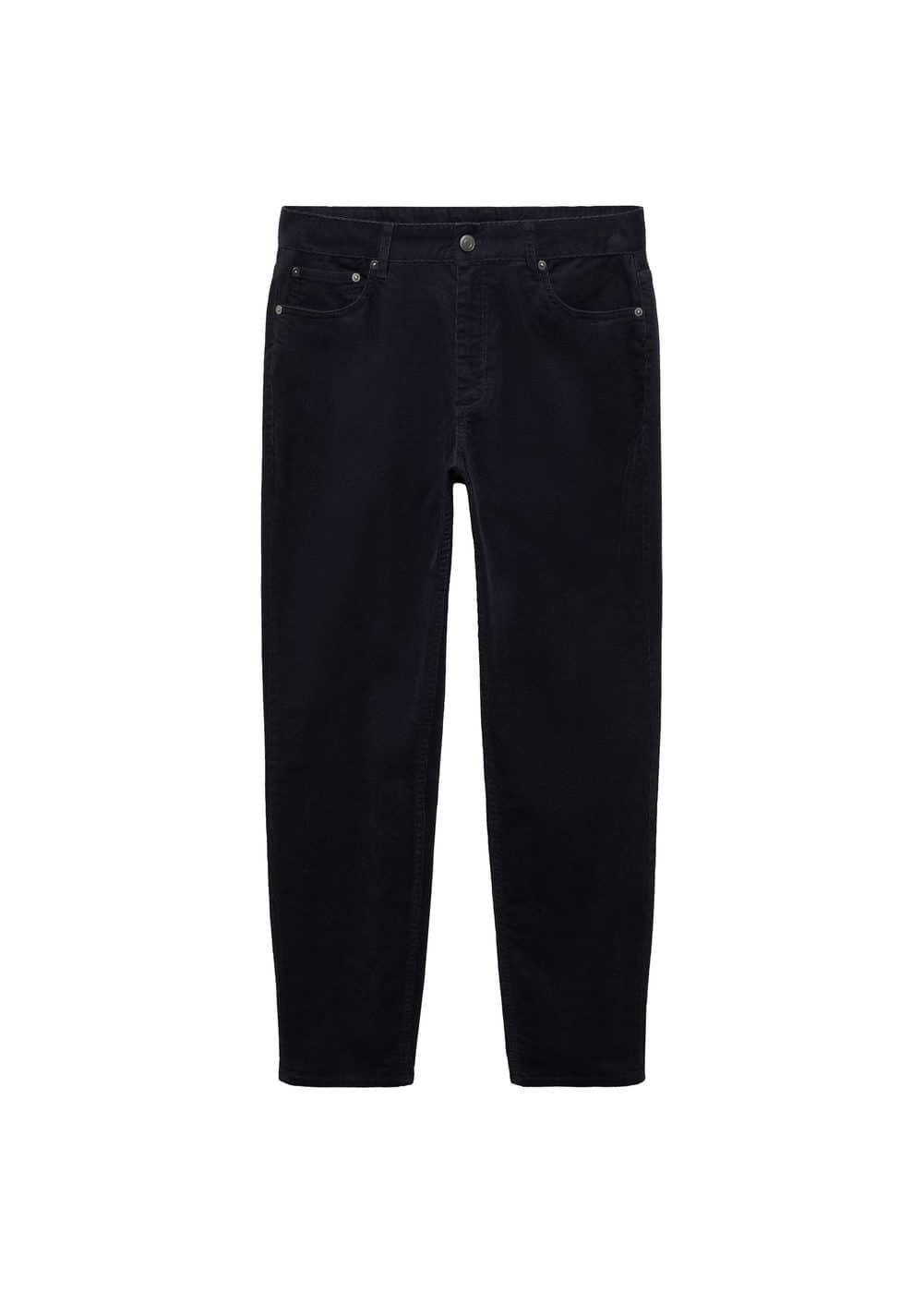 Mango Mens Micro-Corduroy Slim-Fit Pants Product Image