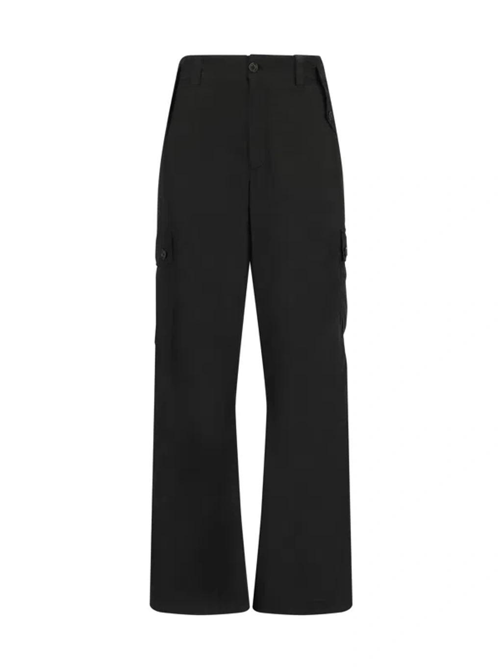 Cropped Kick Trouser In Black Product Image