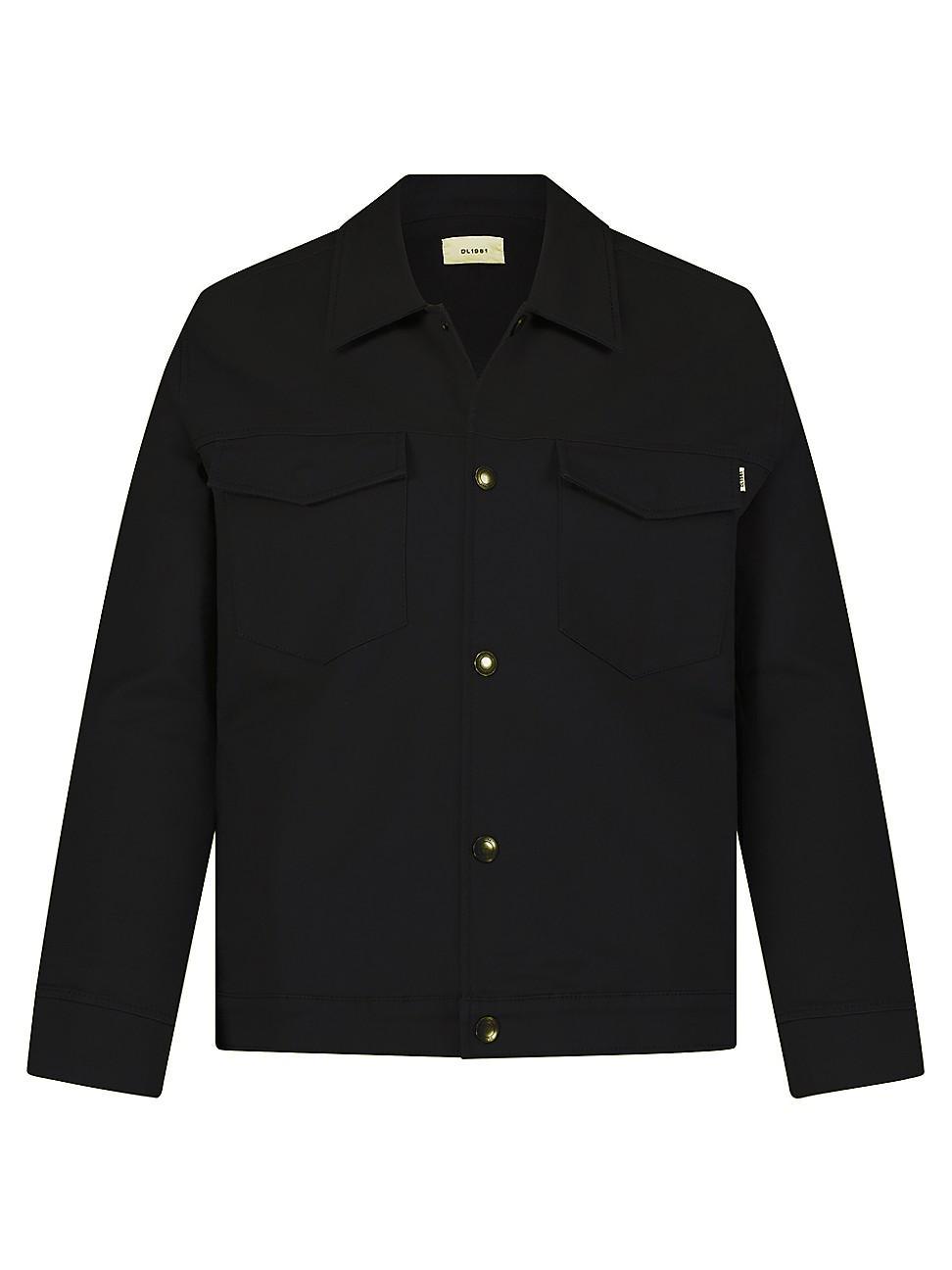 Logo Tape Detailed Shirt In Black Product Image