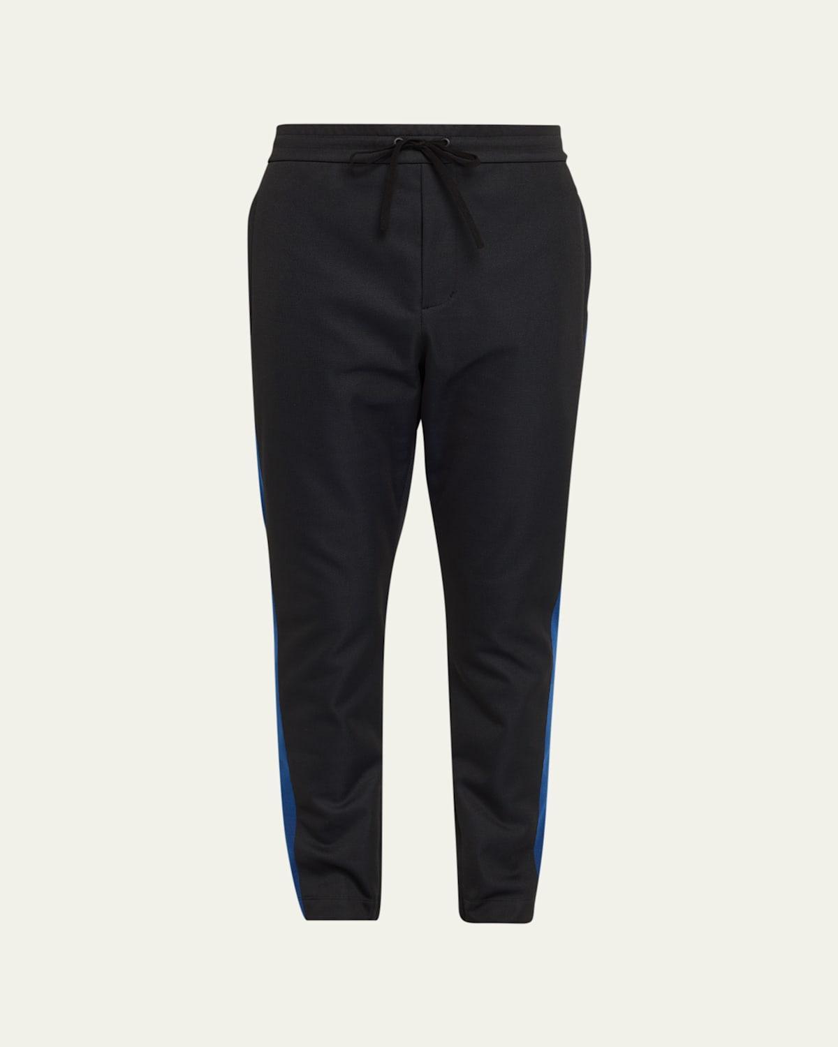 Mens Jersey Side-Stripe Track Pants Product Image