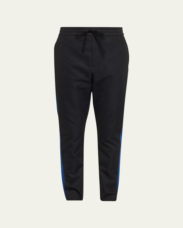 Mens Jersey Side-Stripe Track Pants Product Image