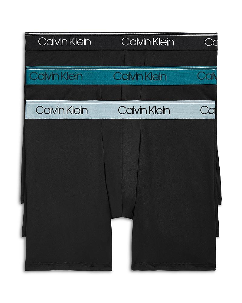 Calvin Klein 3-Pack Low Rise Microfiber Stretch Boxer Briefs Product Image