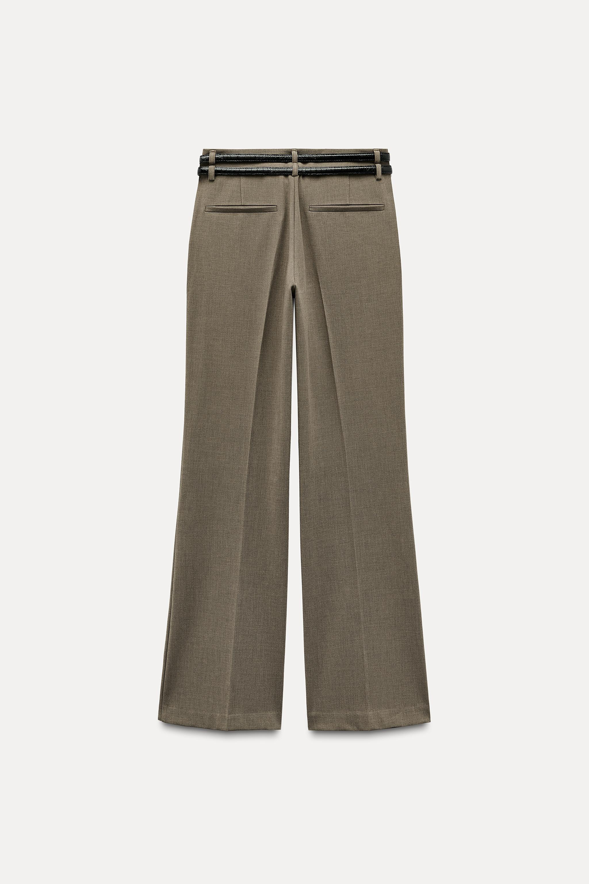 LOW-RISE DOUBLE BELT PANTS Product Image