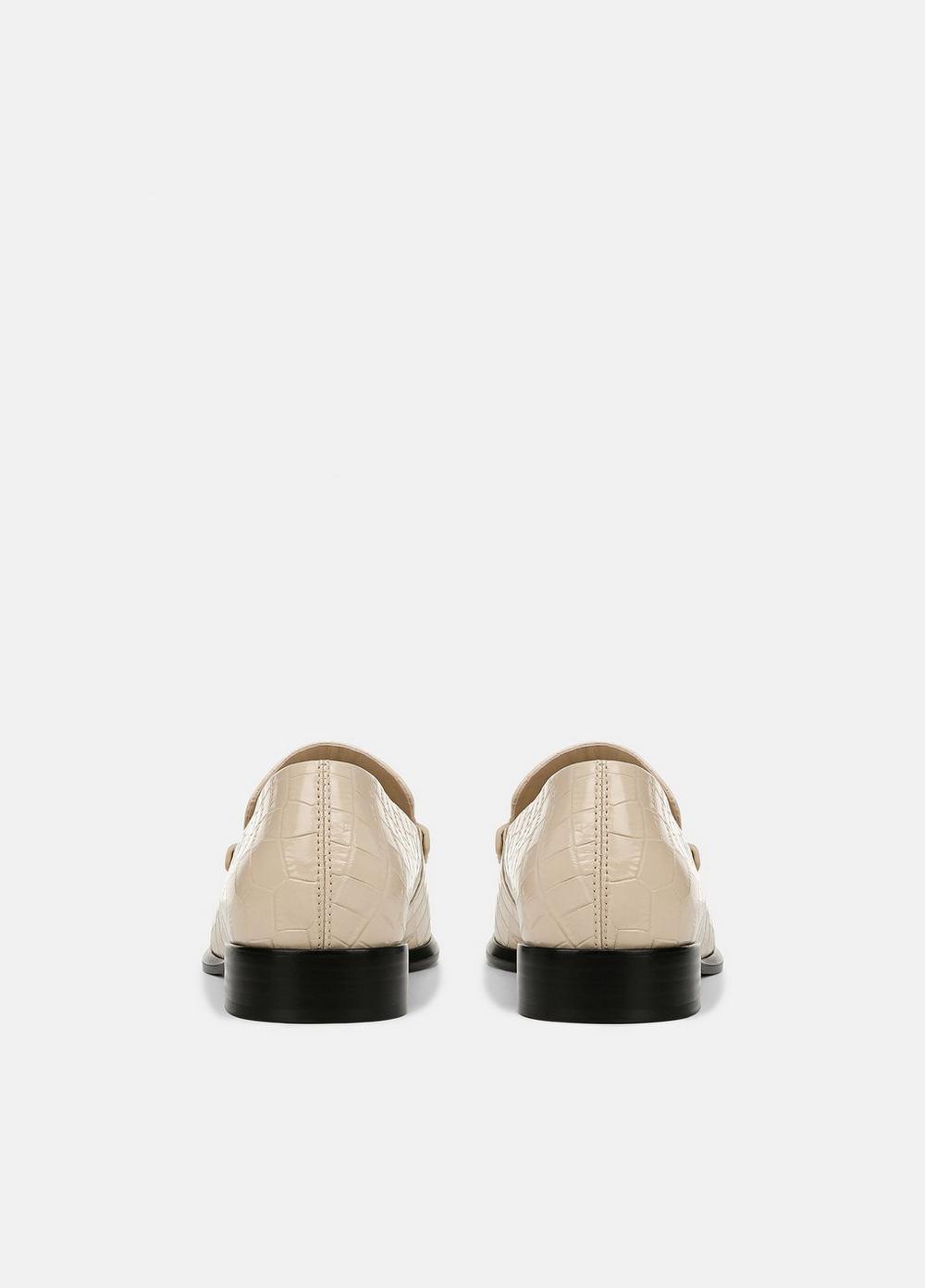 Naomi Croc-Embossed Leather Loafer Product Image