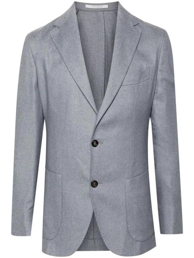 Single-breasted Blazer In Blue Product Image