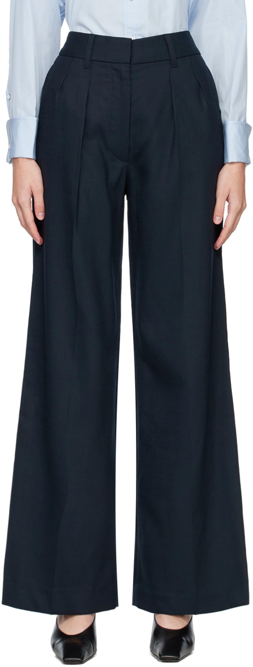 Bailey Smocked Wide-leg Pants In Salute product image