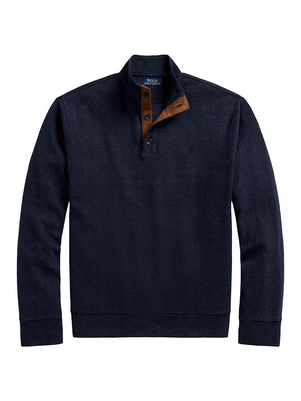 Mens Jersey Herringbone Sweater Product Image