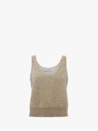 CHENILLE TANK TOP in grey | JW Anderson US  Product Image