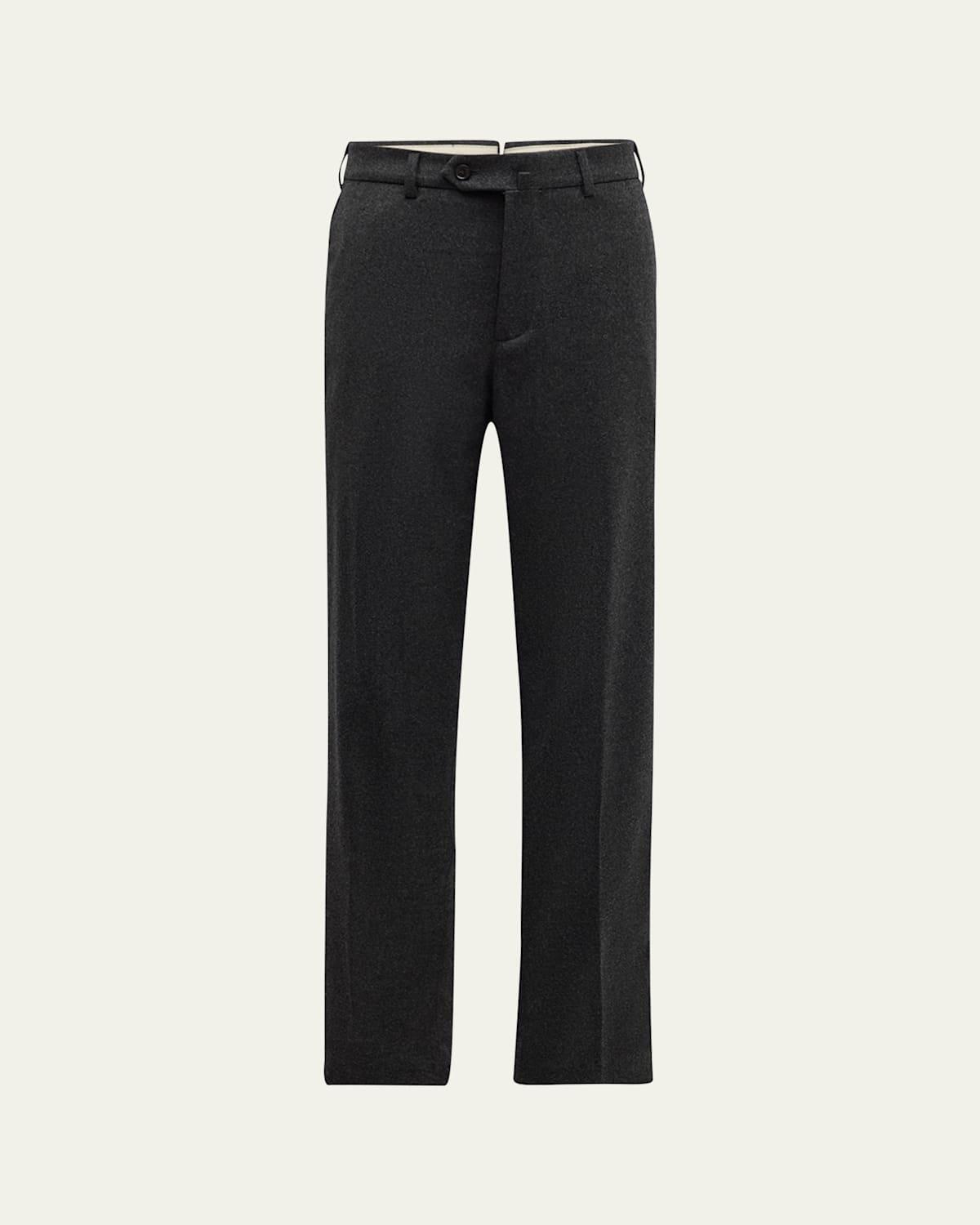 Mens Carlo Cashmere Flannel Trousers Product Image