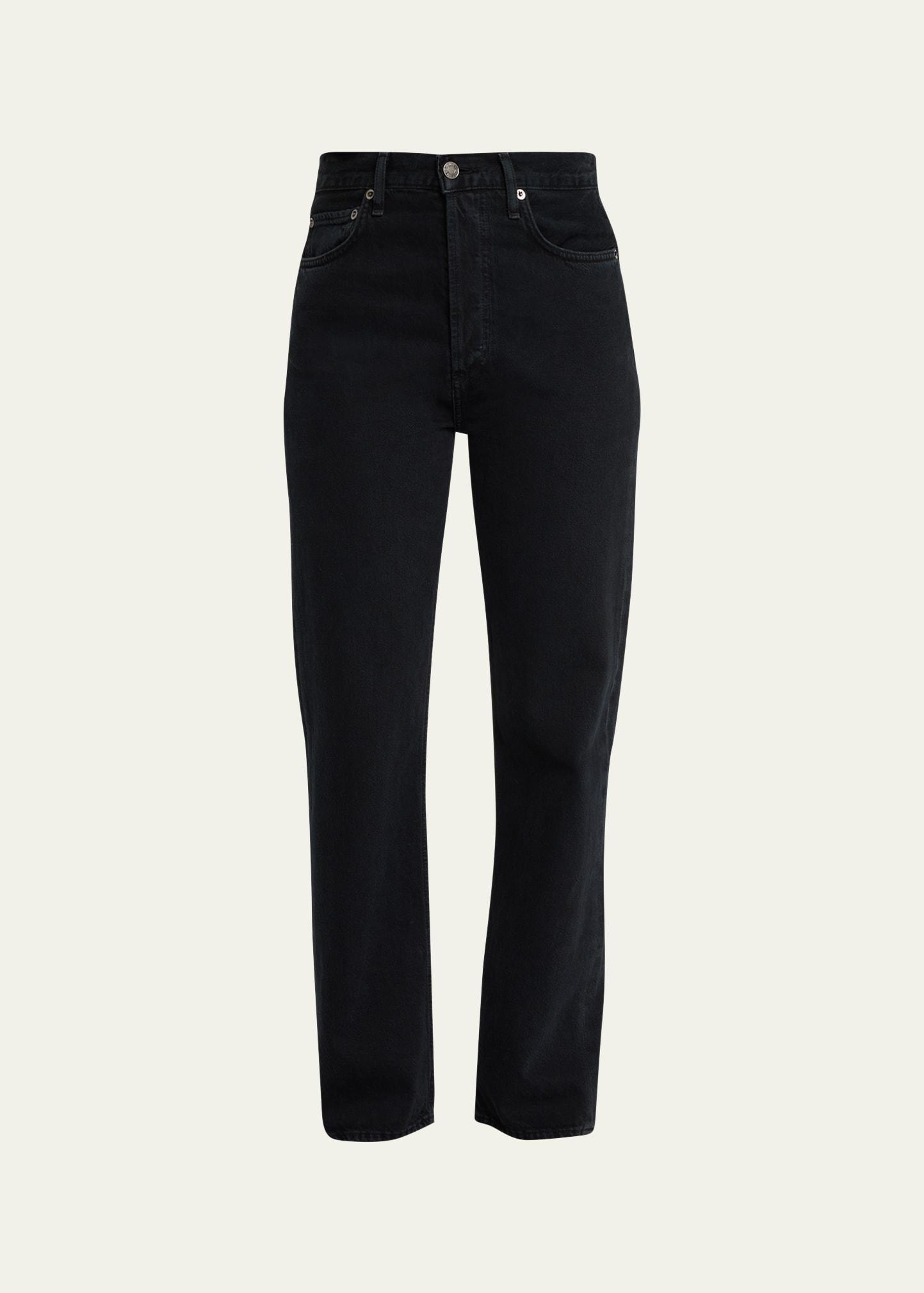 Womens 90s Pinch Waist Wide-Leg Jeans Product Image