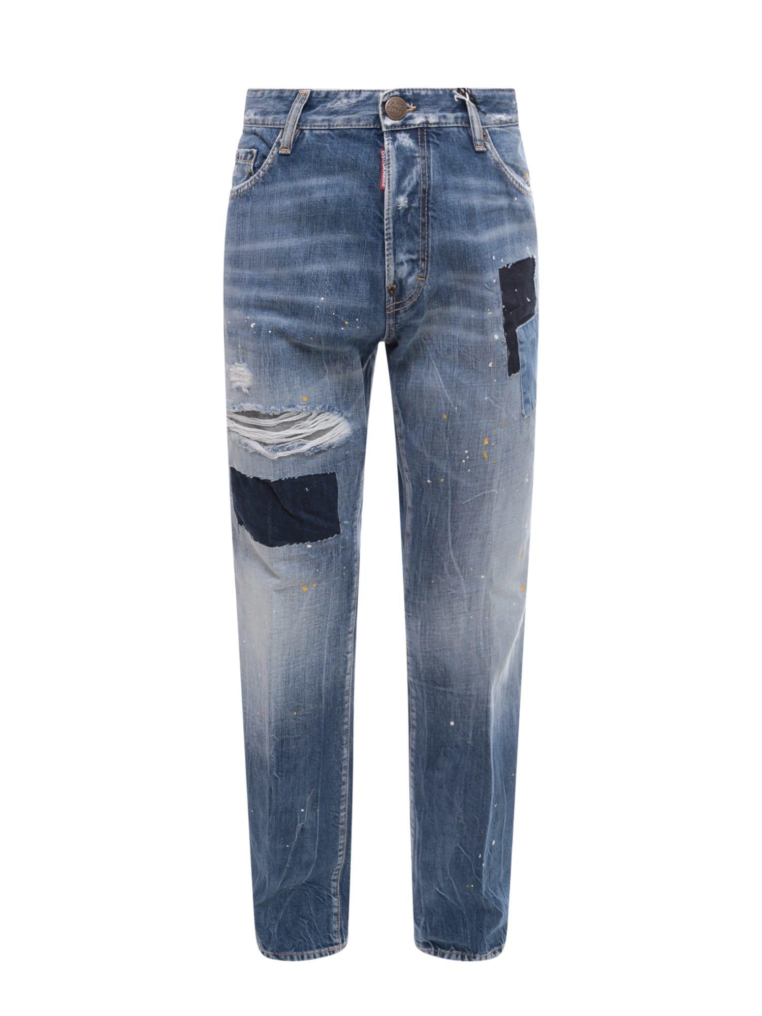 DSQUARED2 Roadie Jean Jeans In Blue Product Image