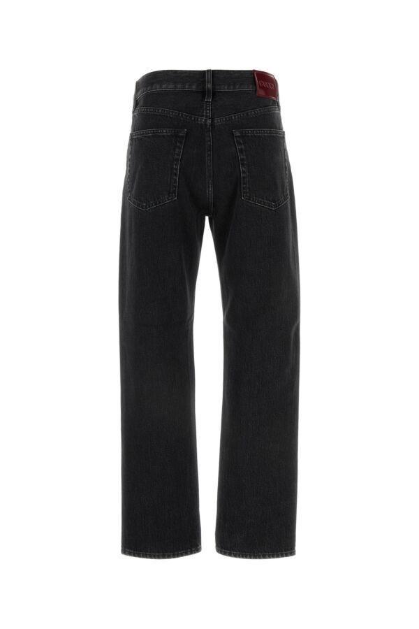 Woman Black Denim Jeans Product Image