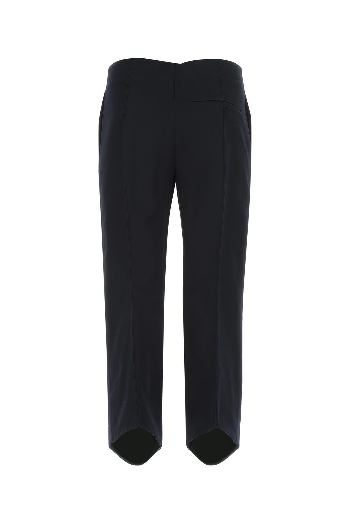 Wool Cropped Trousers In Black Product Image