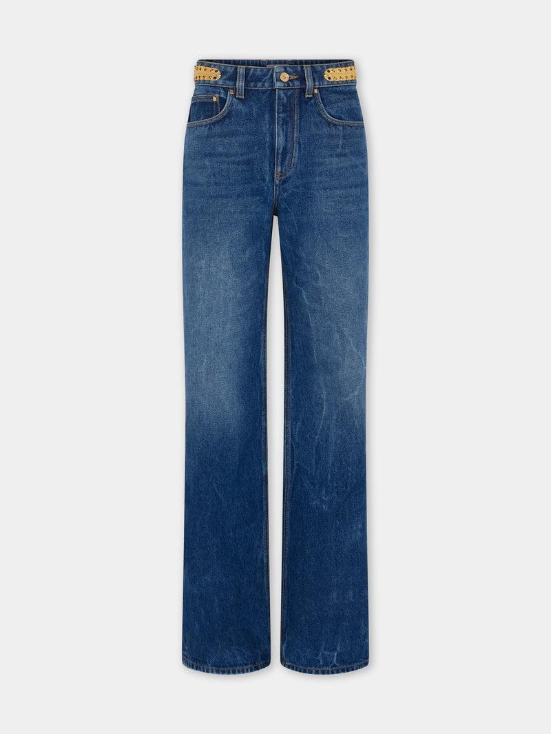 BAGGY JEANS IN DARK WASHED DENIM product image