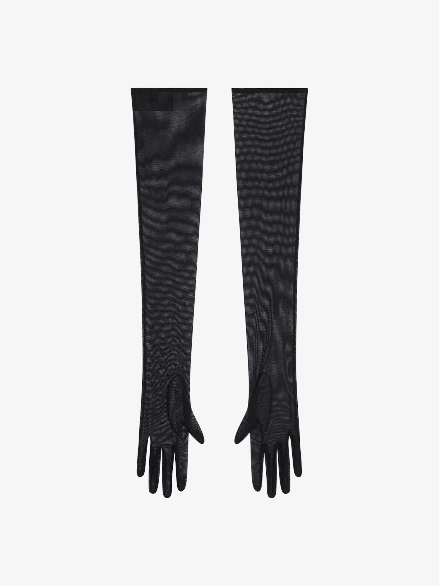 Long gloves in tulle Product Image