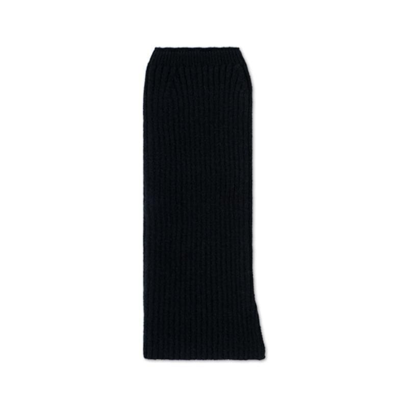 Slit Knitted Leg Warmers Product Image