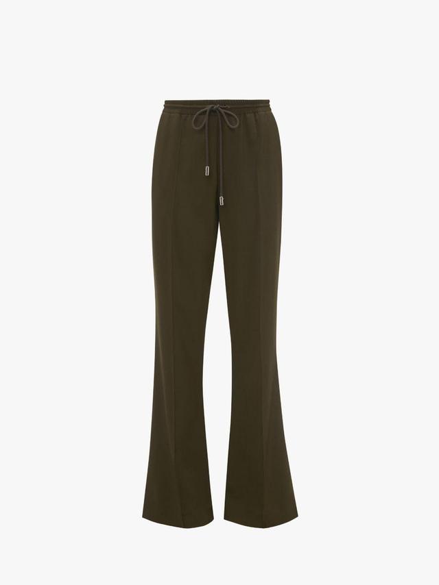 DRAWSTRING TAILORED TROUSERS in green | JW Anderson US  Product Image