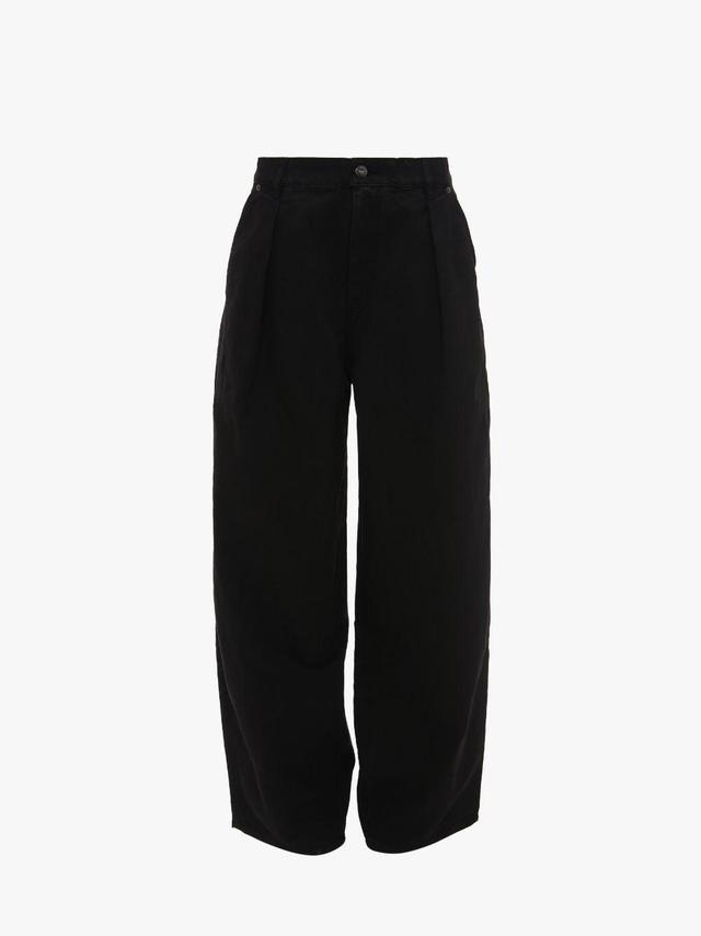 WIDE LEG TROUSERS in black | JW Anderson US  Product Image