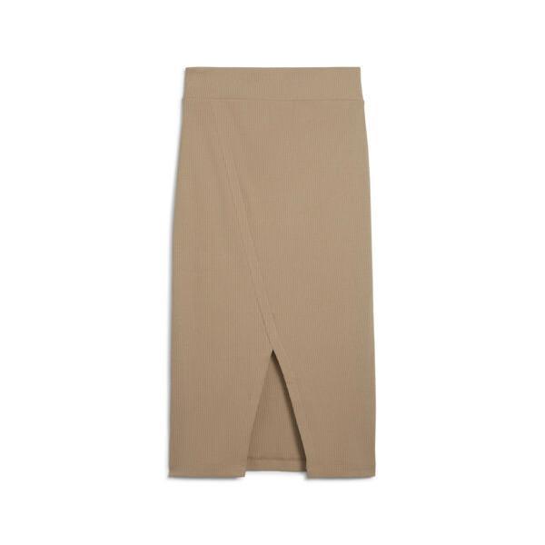 PUMA CLASSICS Women's Ribbed Midi Skirt Product Image