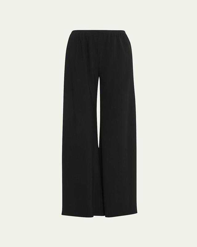 Womens Gala Crepe Wide-Leg Pants Product Image