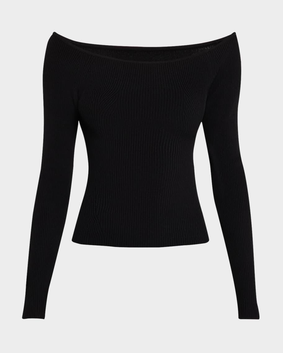 Ribbed Off-Shoulder Top product image