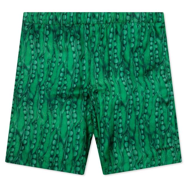 Formal Elasticated Shorts - Green Male Product Image