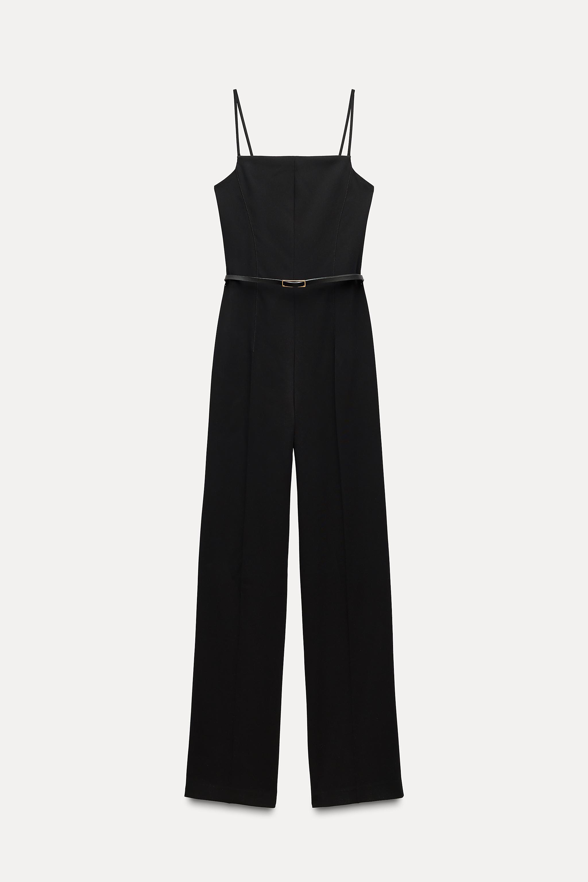 LONG BELTED JUMPSUIT ZW COLLECTION Product Image