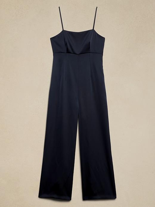 Strappy Satin Jumpsuit Product Image