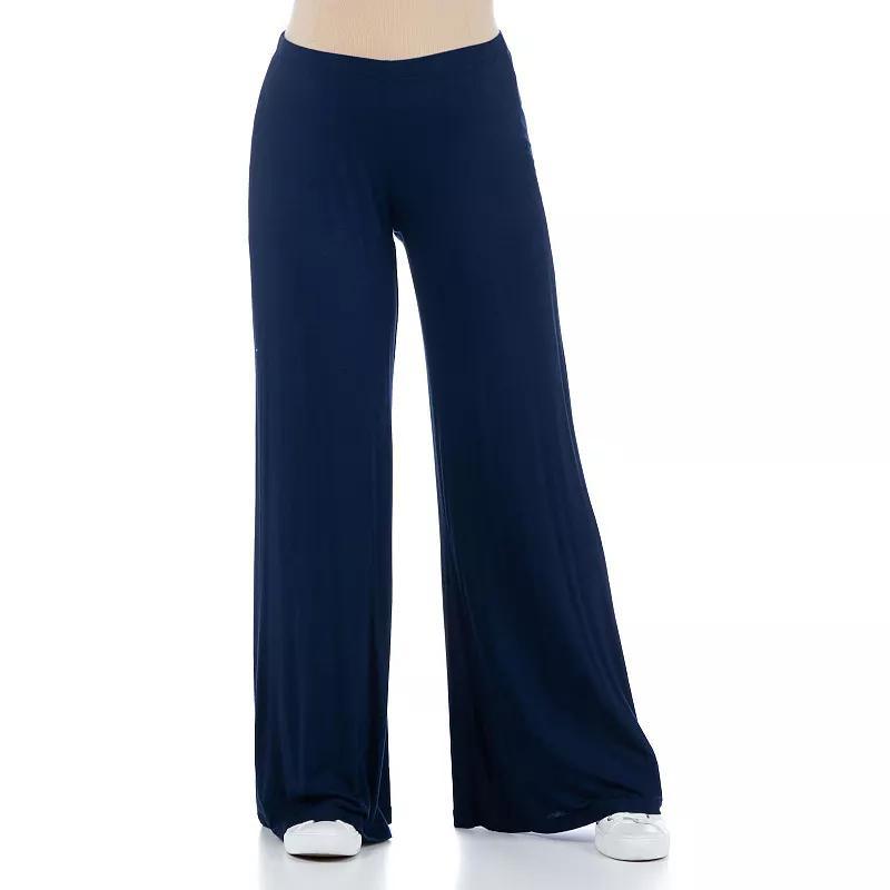 Maternity 24Seven Comfort Apparel Palazzo Lounge Pants, Womens Product Image