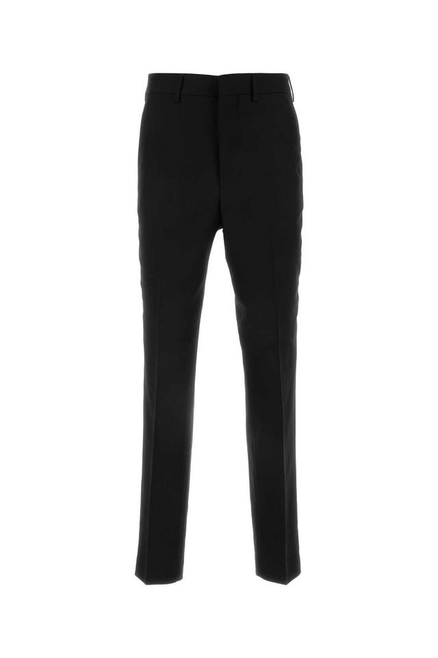 AMI ALEXANDRE MATTIUSSI Cigarette Trousers-38 Nd Ami Male In Black Product Image