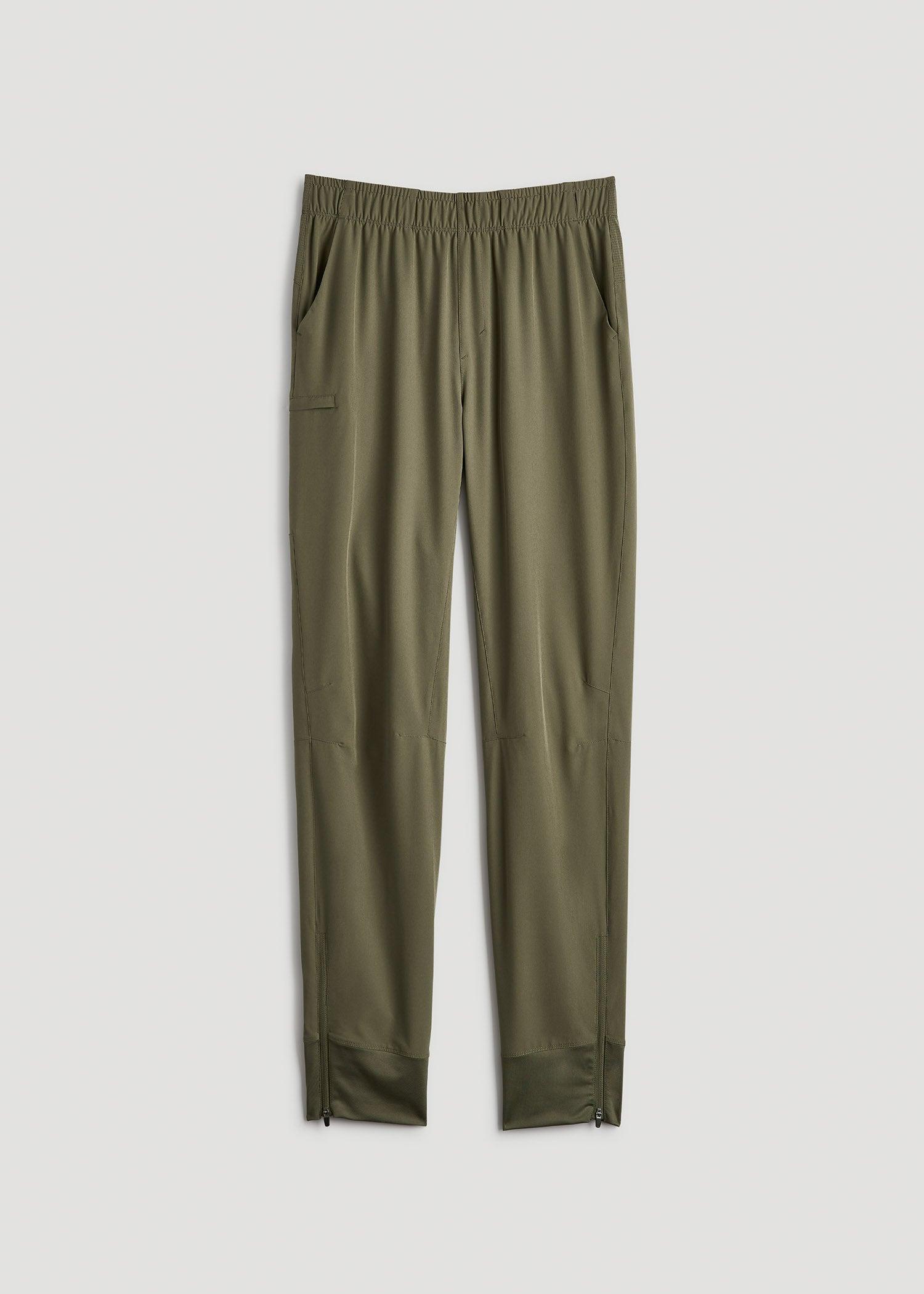 Featherweight Perforated Training Jogger for Tall Men in Olive Male Product Image