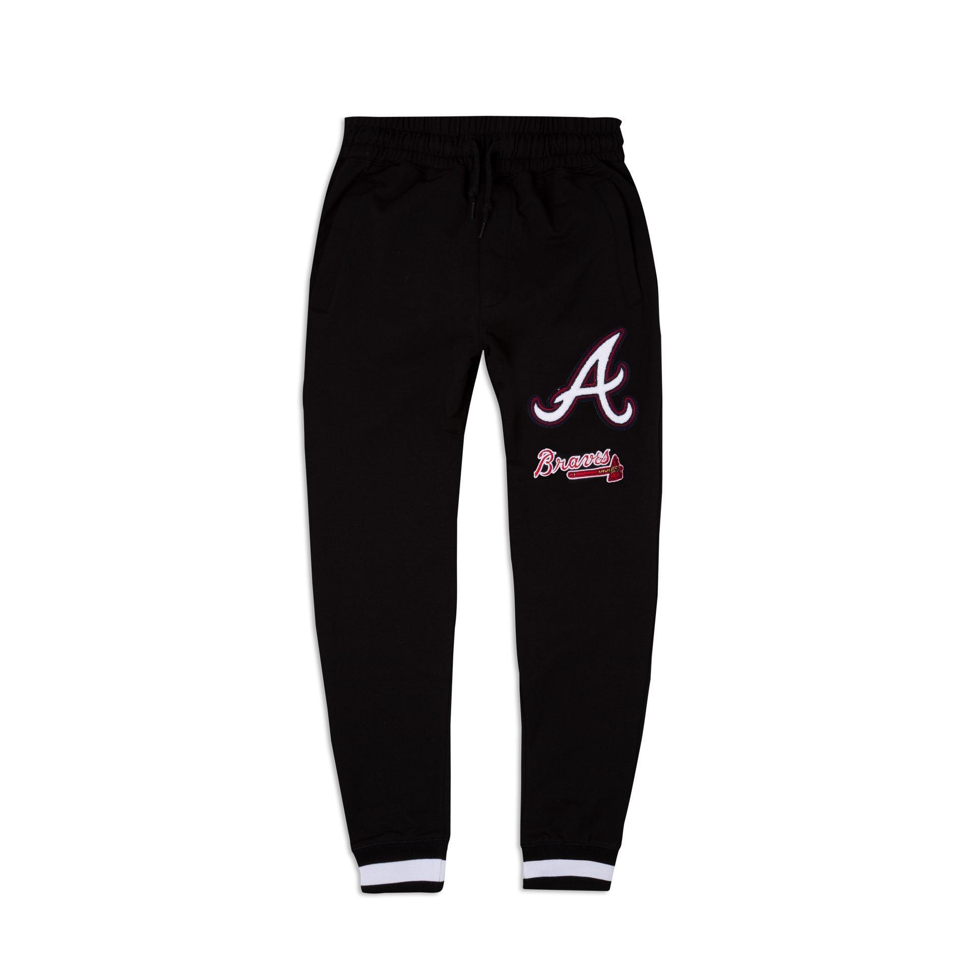 Atlanta Braves Logo Select Black Jogger Male Product Image