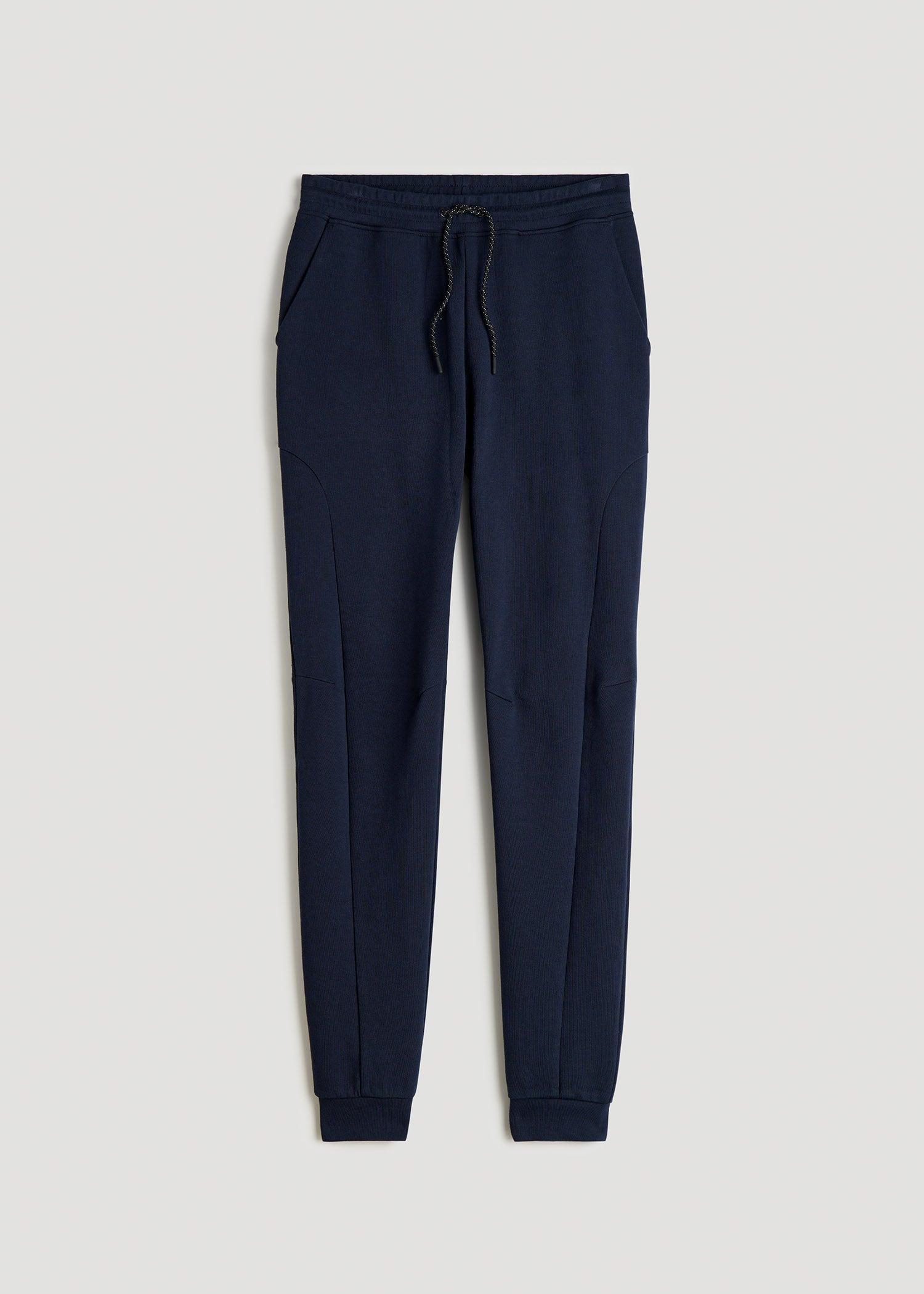 Tall Men's Utility Fleece Joggers in Evening Blue Male Product Image