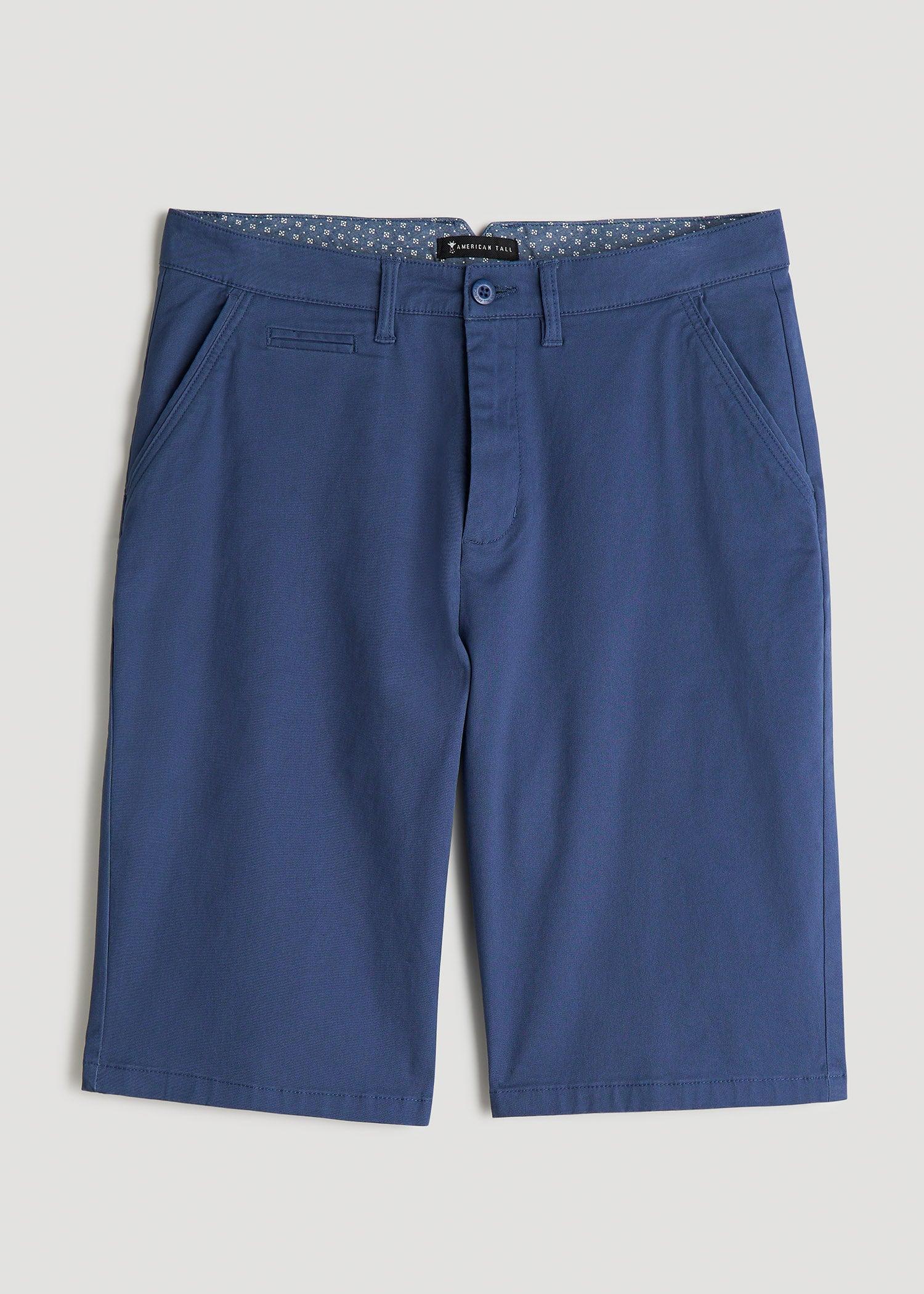 Chino Shorts for Tall Men in Soft Beige Product Image