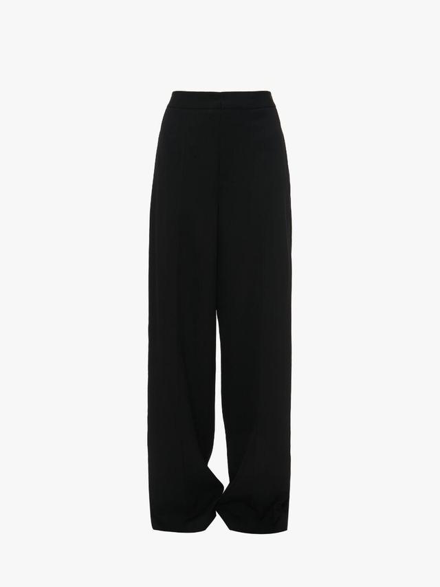 WOOL TUXEDO TROUSERS in black | JW Anderson US  Product Image