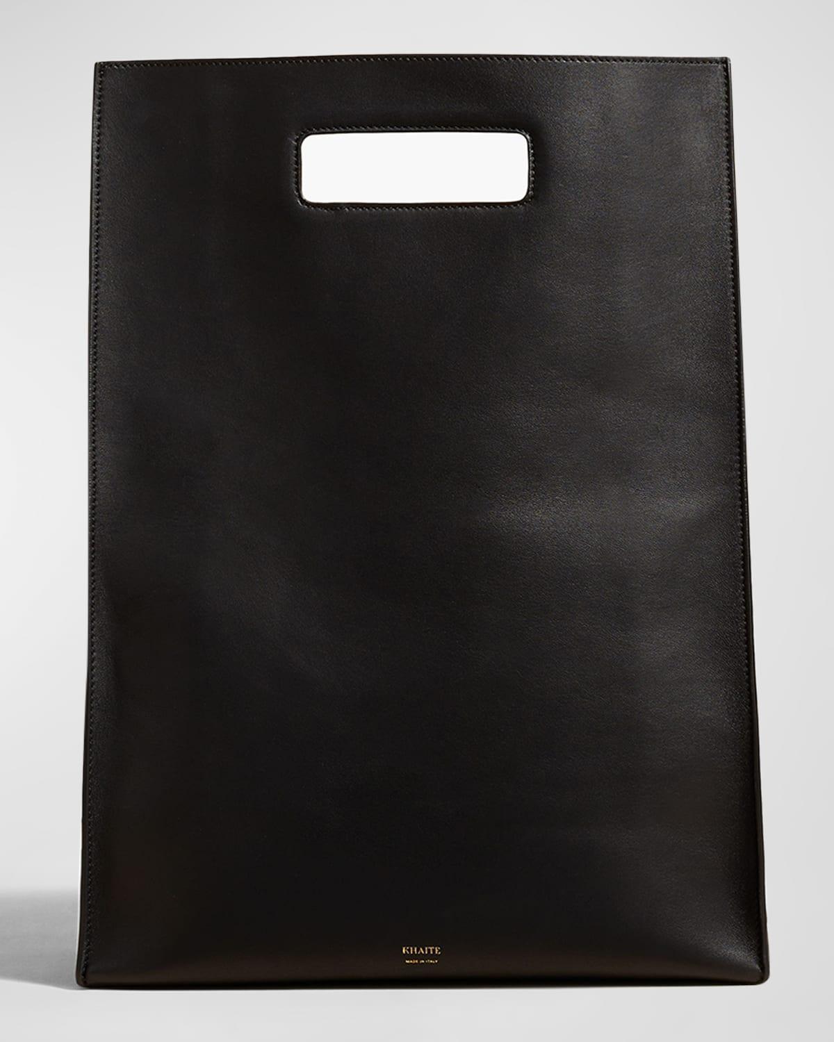 Womens Hudson Leather Tote Bag Product Image