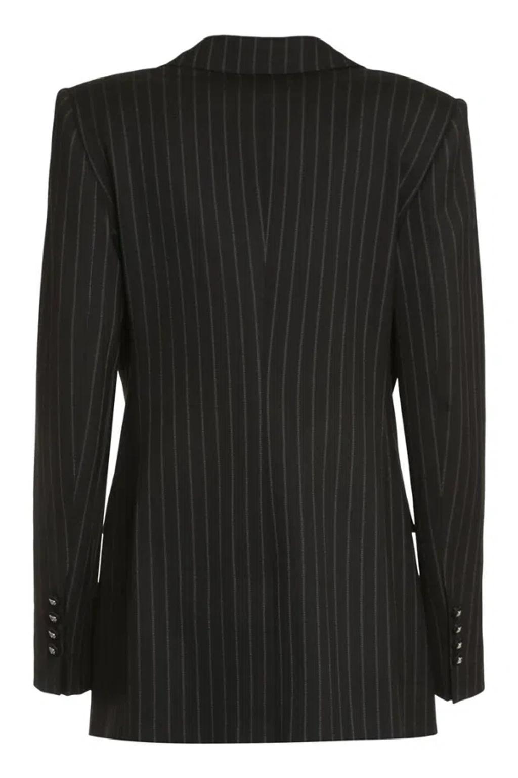 DOLCE & GABBANA Single-breasted One Button Jacket In Black Product Image