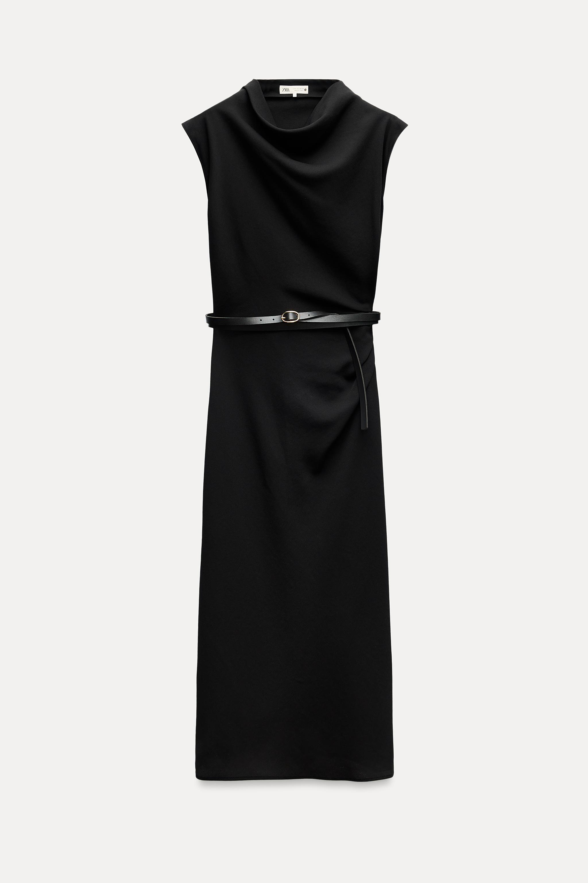 ZW COLLECTION BELTED MIDI DRESS Product Image