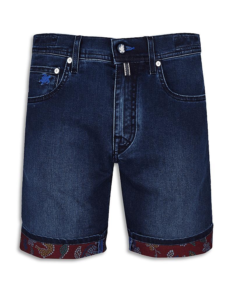 Mens Garonne Stretch Denim Shorts Product Image