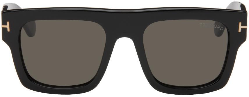 Black Fausto Sunglasses In 01a Black Product Image