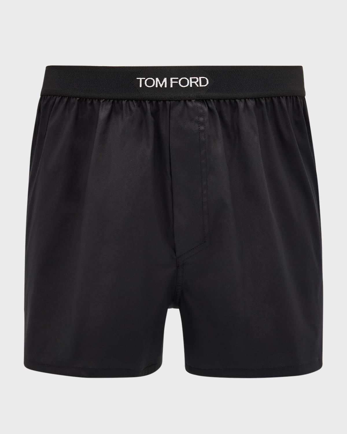 Mens Cotton Poplin Stretch Boxer Shorts Product Image