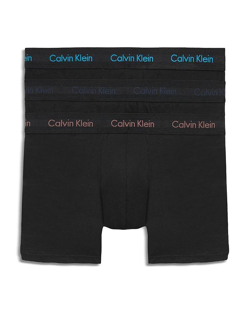 Mens 3-Pack Cotton Stretch Boxer Briefs Product Image