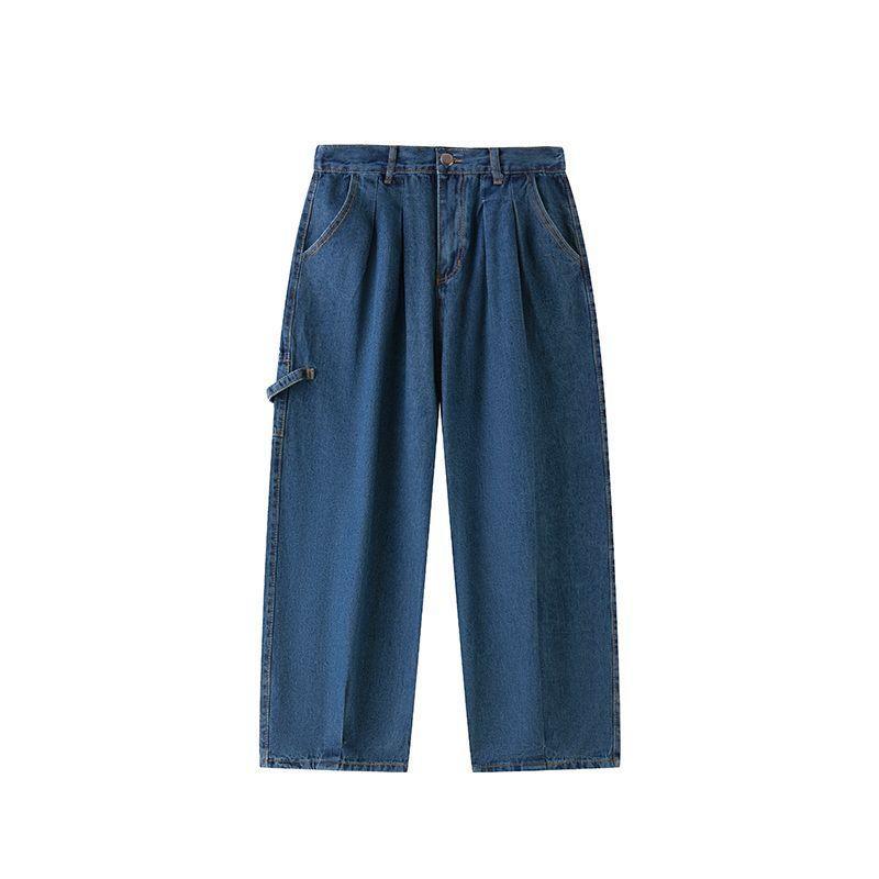 Mid Rise Washed Wide Leg Jeans Product Image