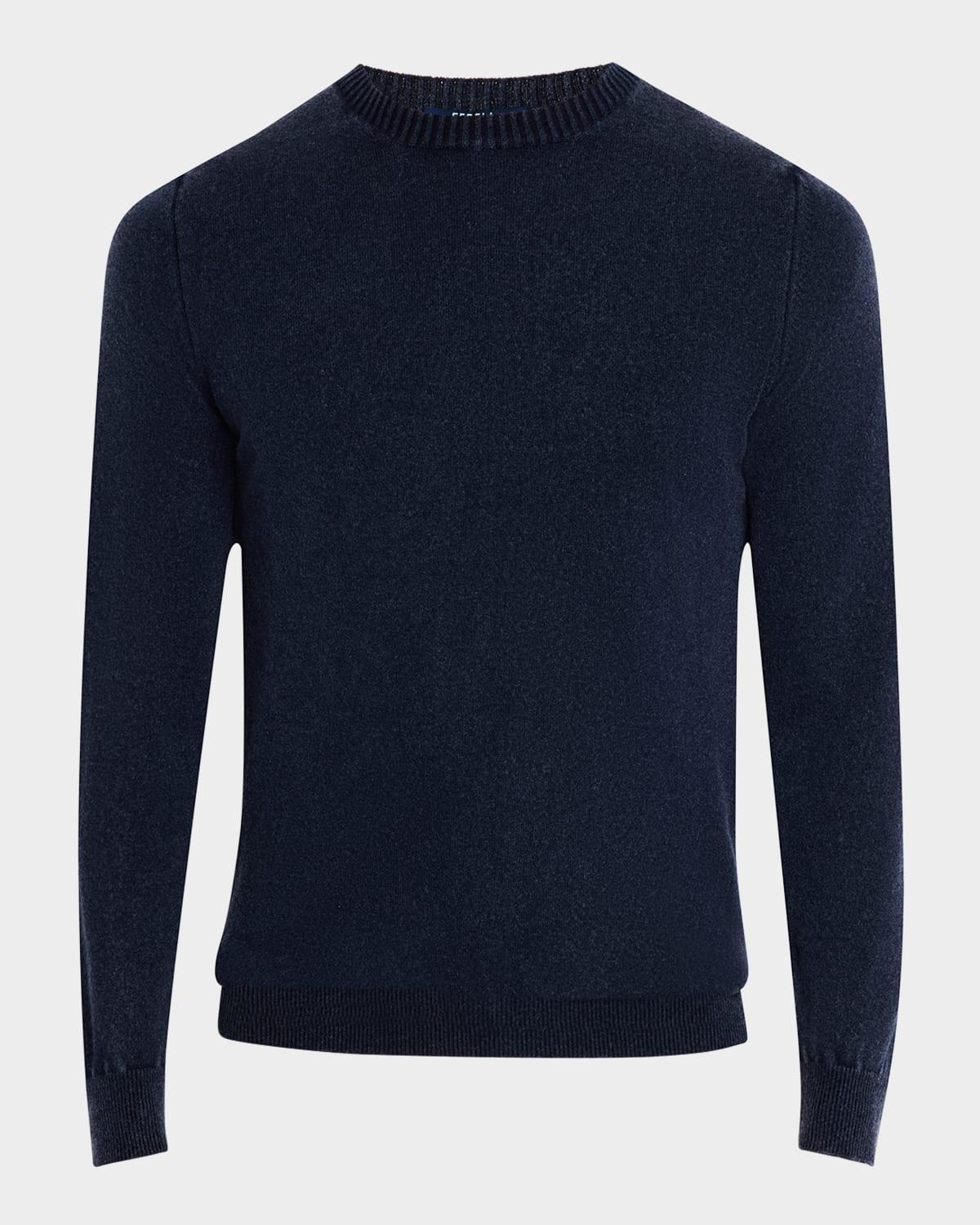 Mens Frosted Cashmere Crewneck Sweater Product Image