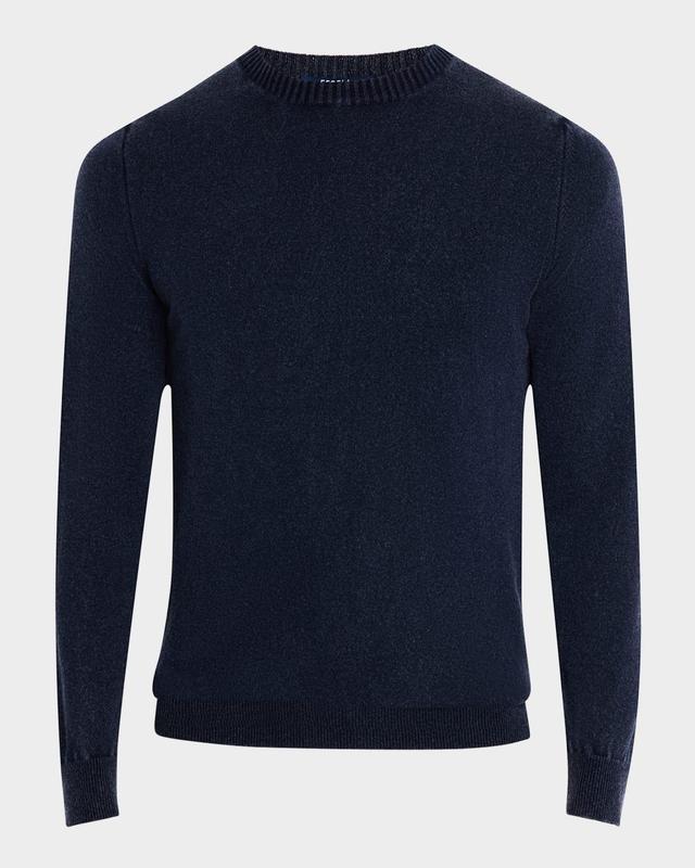 Men's Frosted Cashmere Crewneck Sweater Product Image