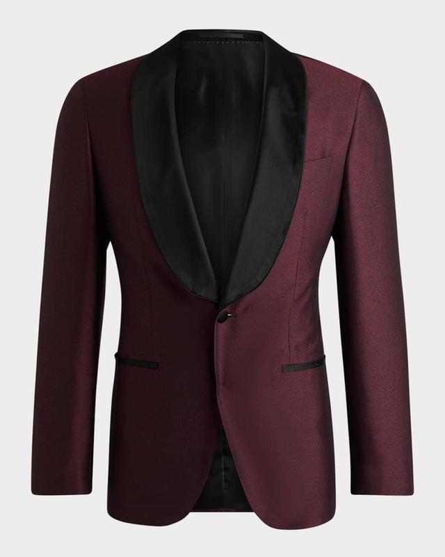 Men's Heston Silk Shawl Lapel Tuxedo Jacket Product Image