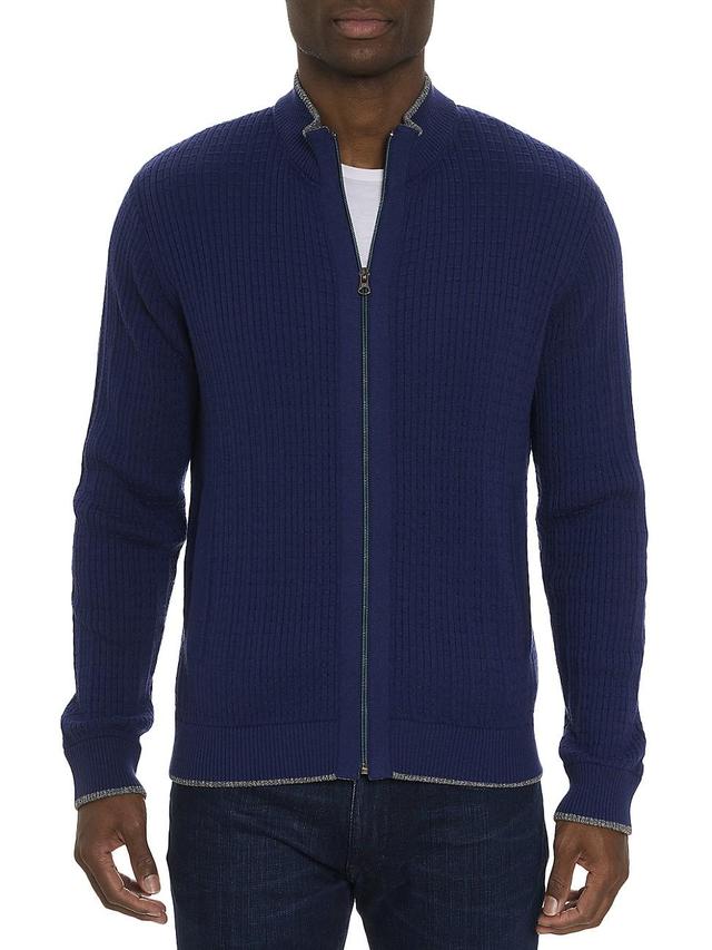 Robert Graham Taranto Rib Zip Cardigan Product Image