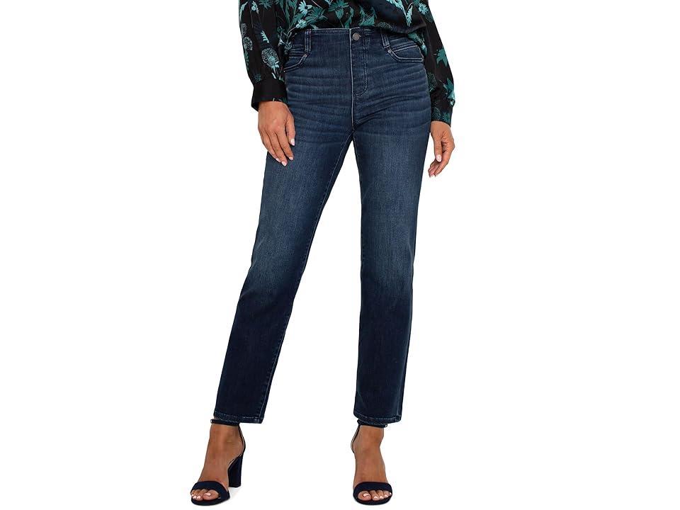 Liverpool Los Angeles Gia Glider Pull On Slim Mid Rise Stretch Denim in Warner Lake (Warner Lake) Women's Jeans product image