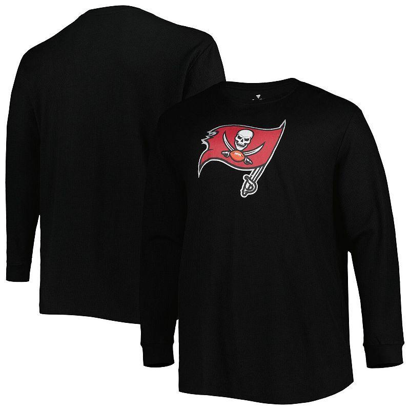 Mens Tampa Bay Buccaneers Big & Tall Waffle-Knit Thermal Long Sleeve T-Shirt Product Image