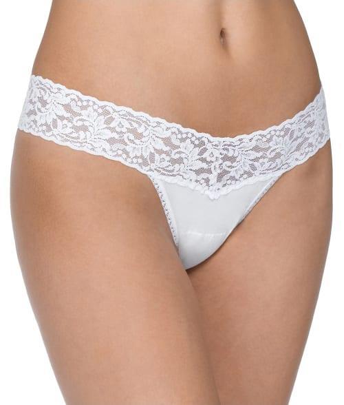 Hanky Panky Womens Supima Cotton Low Rise Thong Product Image